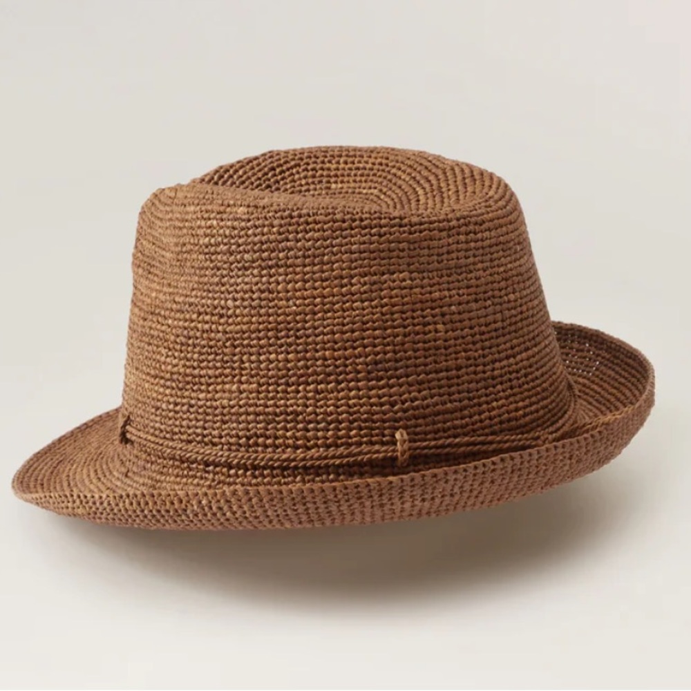 Helen Kaminski Straw Fedora - EUC